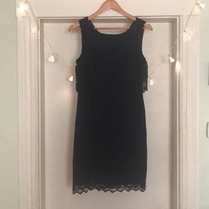 Ivanka Trump Lace Navy Blue Dress, Size 6